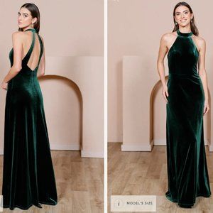 revelry dress, size: 4, color: olive